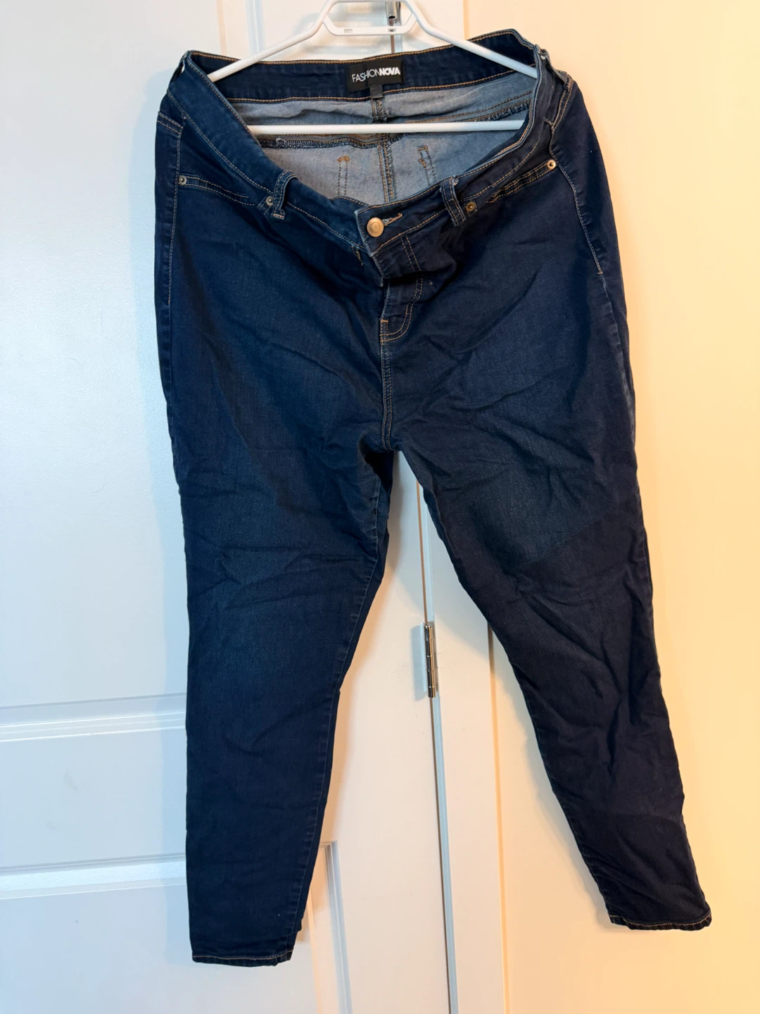 Fashion Nova dark wash jeans
