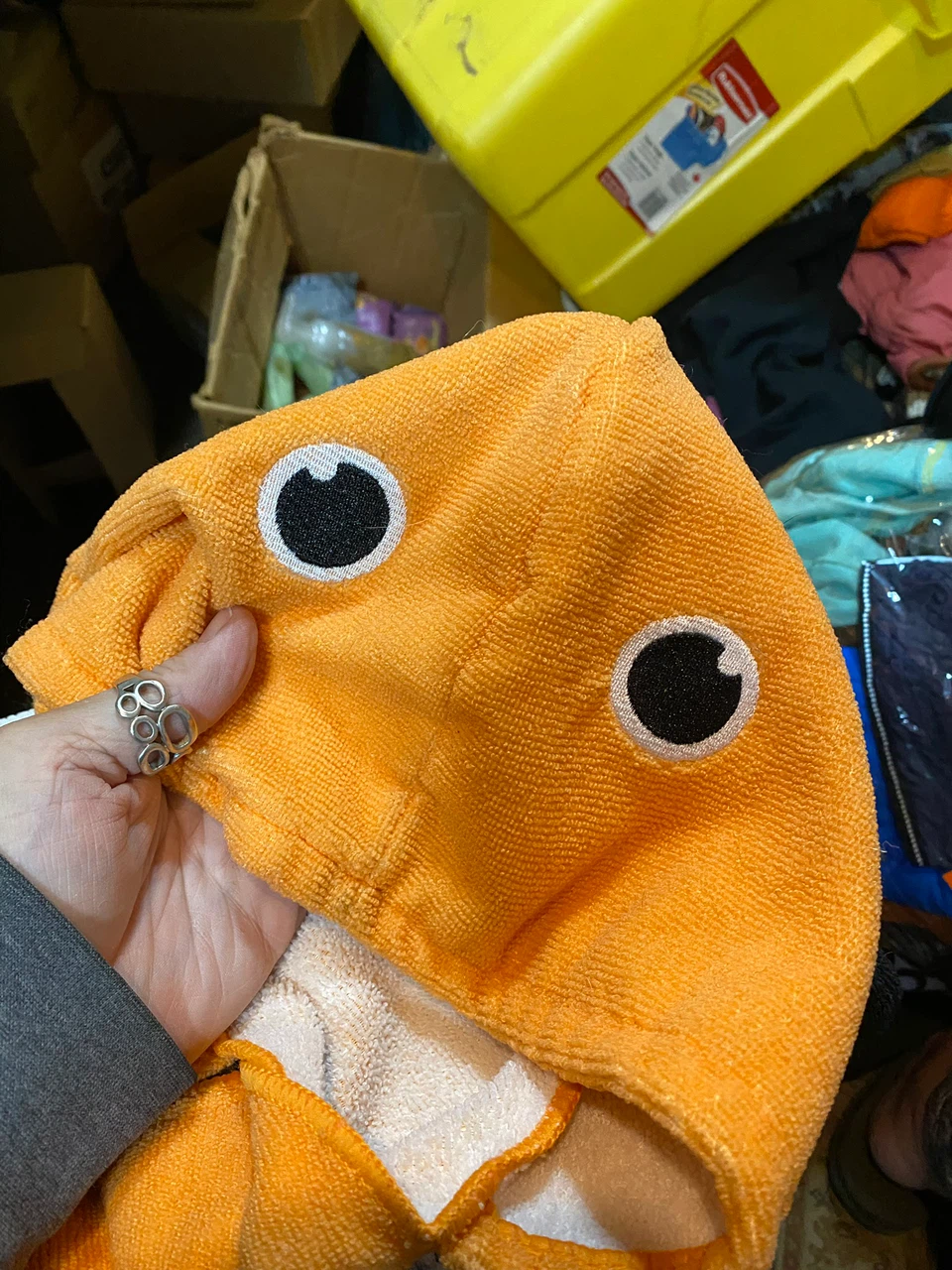 Flounder bath towel dogs size Xl