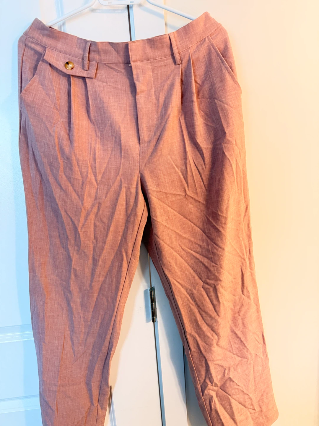 JustFab Dusty Pink Vest and Trousers Set - photo 2