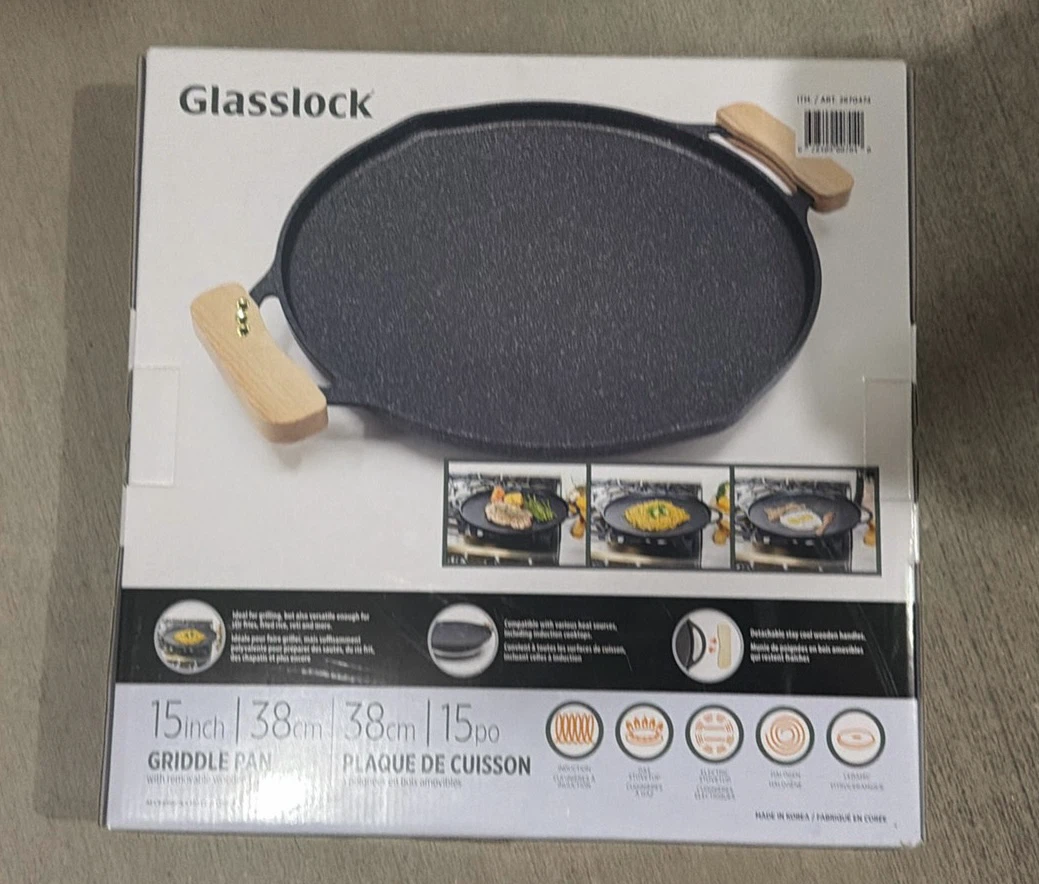 Glasslock 15-inch Griddle Pan