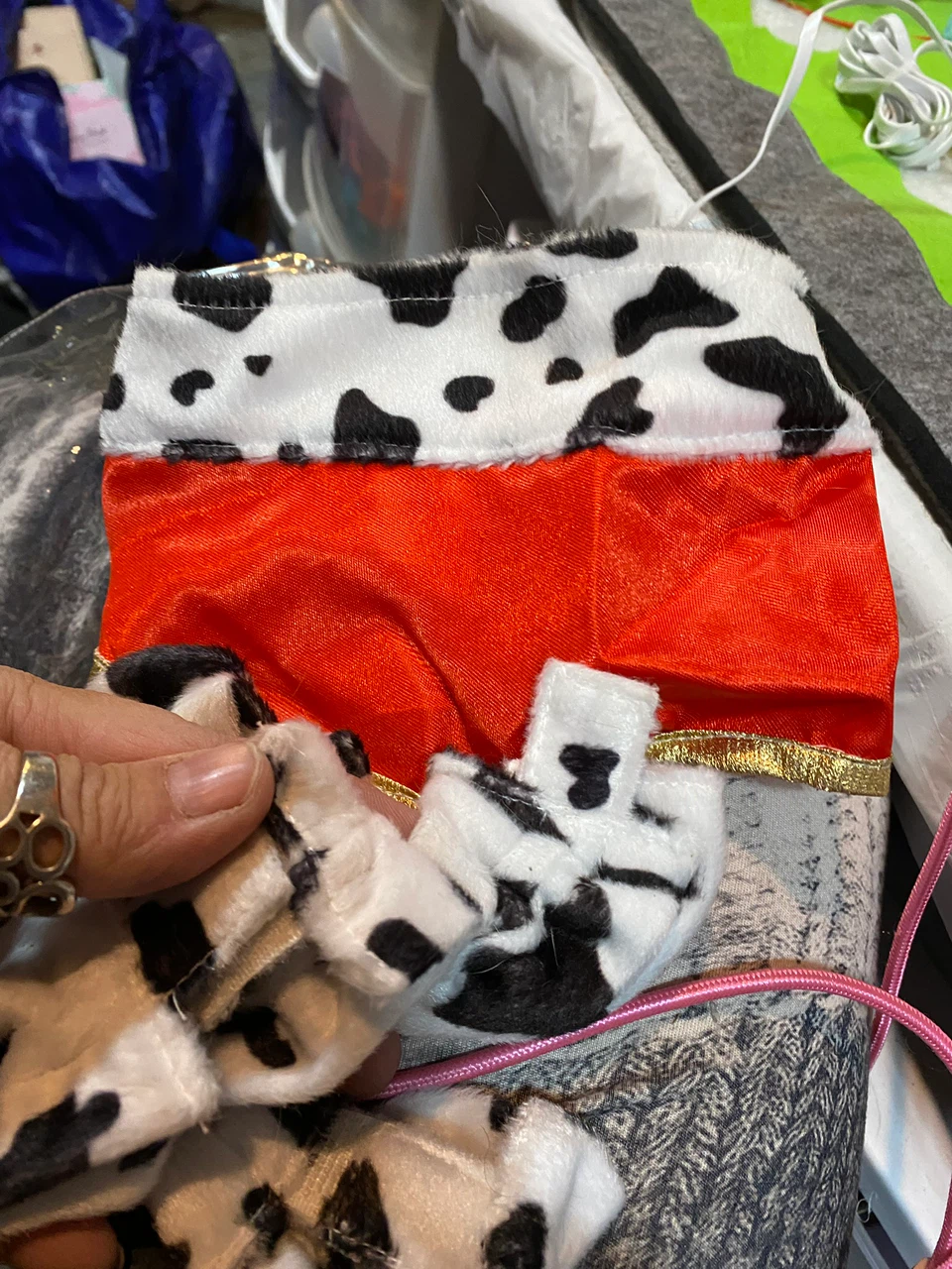Dalmatian costume dogs size small - photo 2