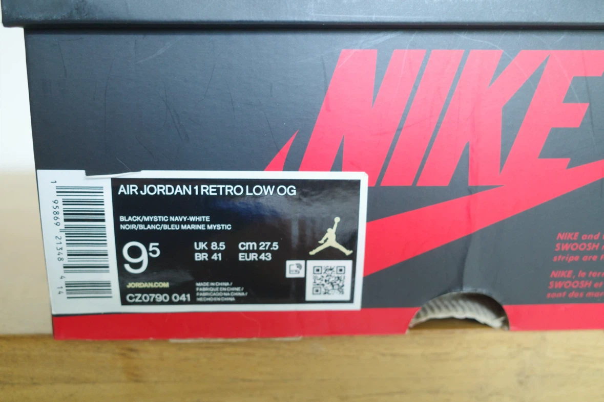 Jordan 1 Low “Mystic Blue” sz 9.5 - photo 4