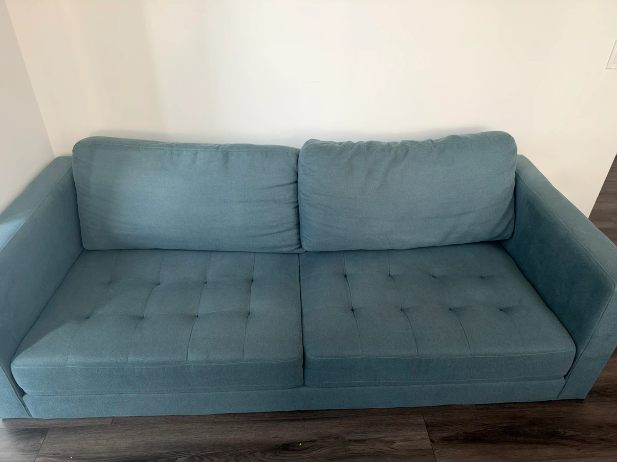 Blue Modern Sofa - The Brick - photo 3