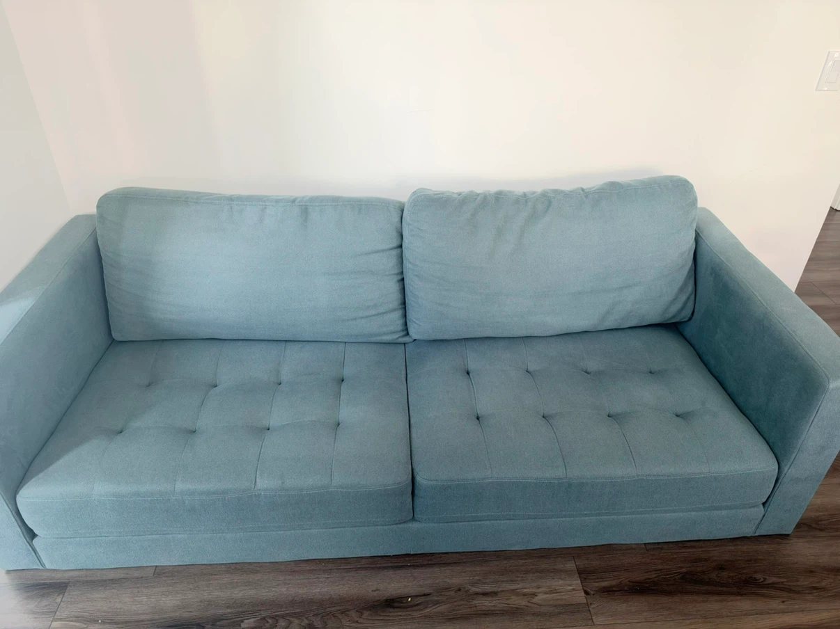 Blue Modern Sofa - The Brick - photo 4
