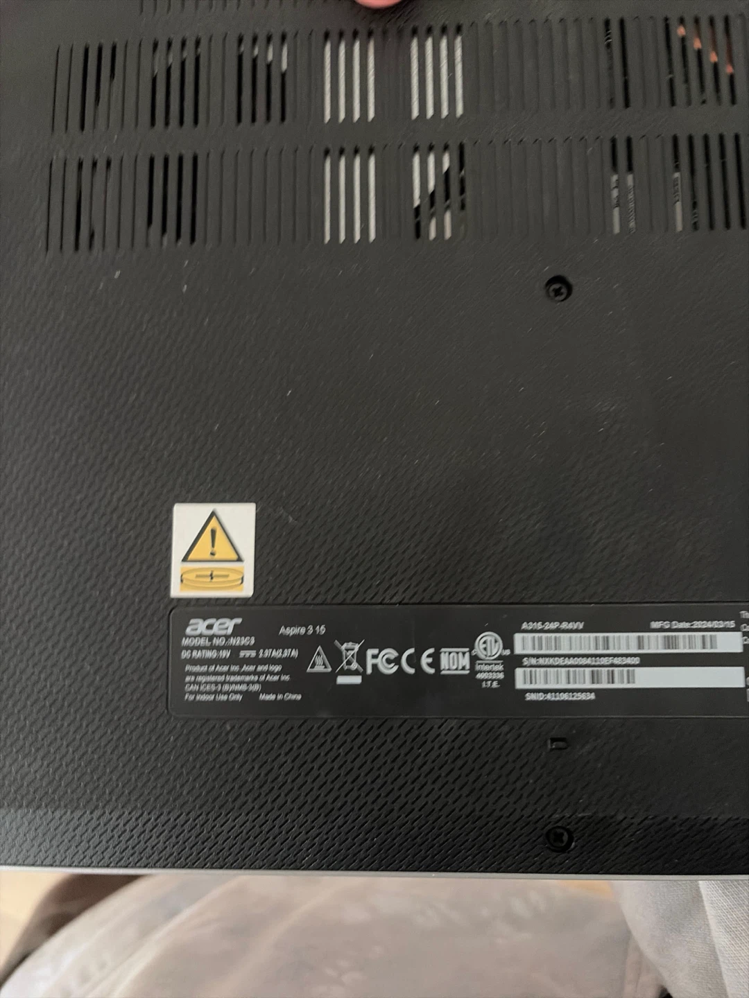 Acer Aspire 315 Laptop - photo 3