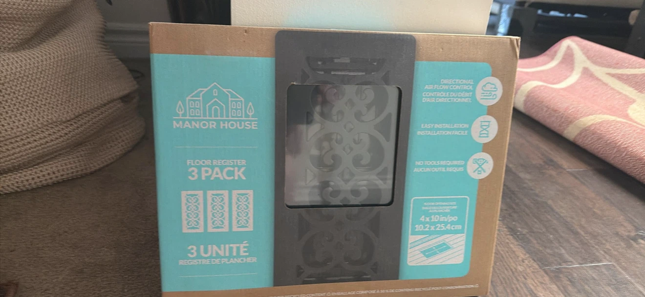 Manor House Floor Register 3 Pack
