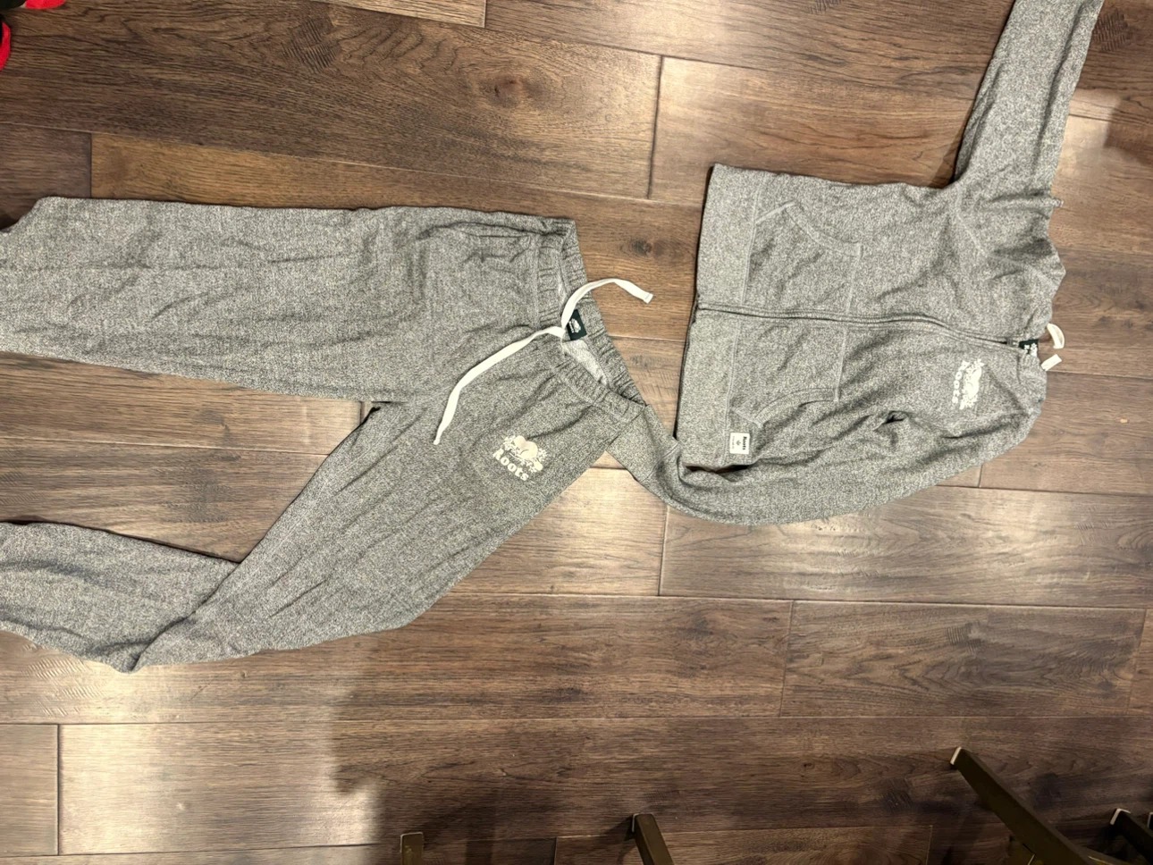 Roots Grey Sweat Suit