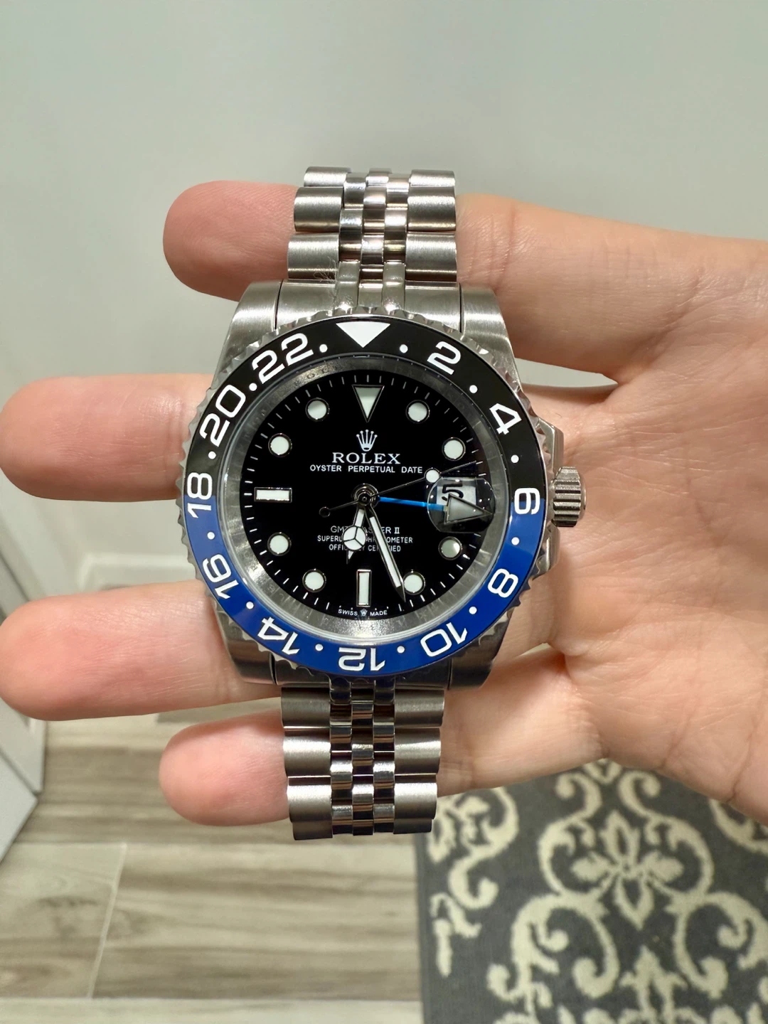 Luxury Men’s GMT Watch Batgirl 41mm
