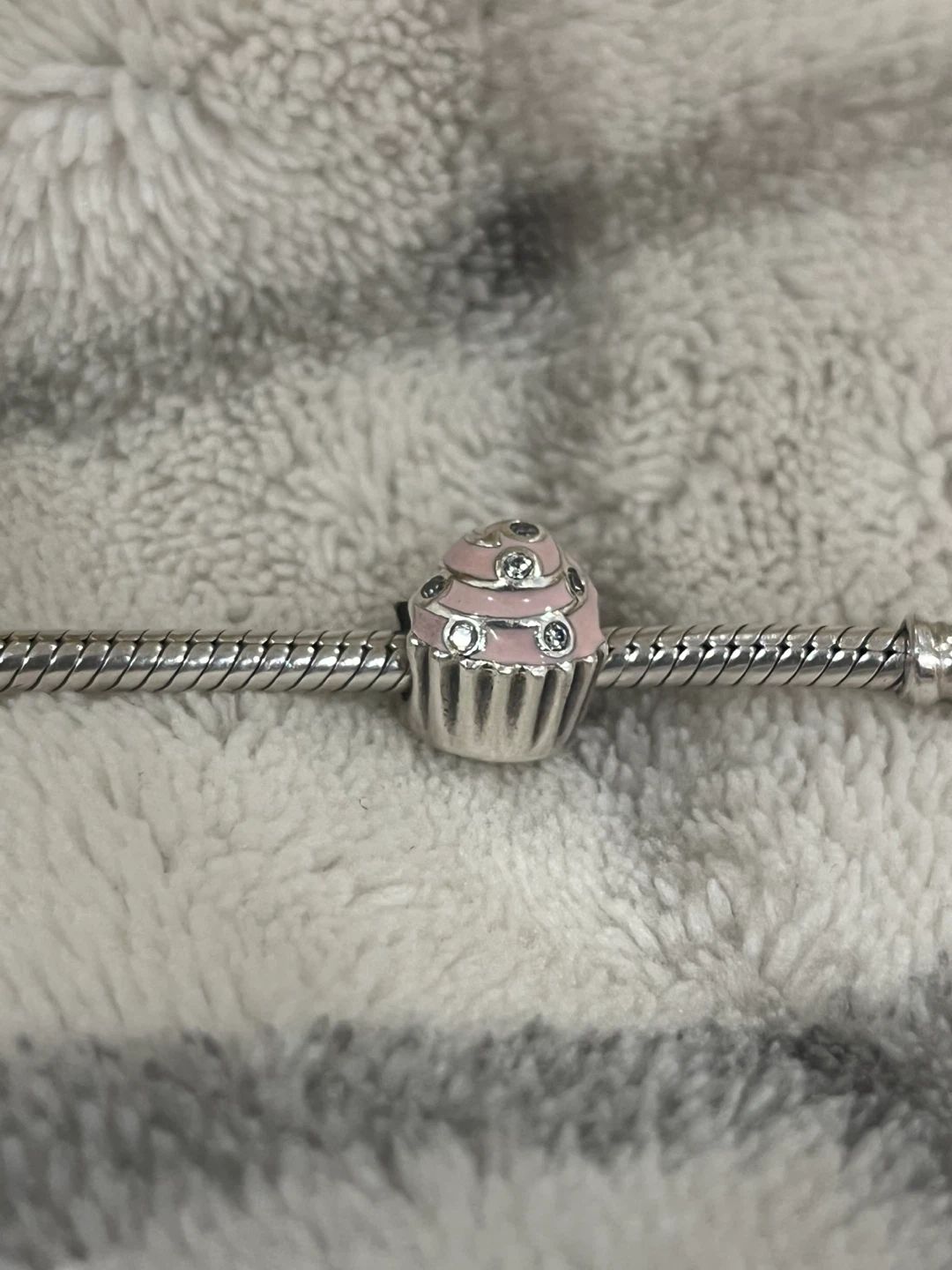 Pandora Pink Cupcake Charm