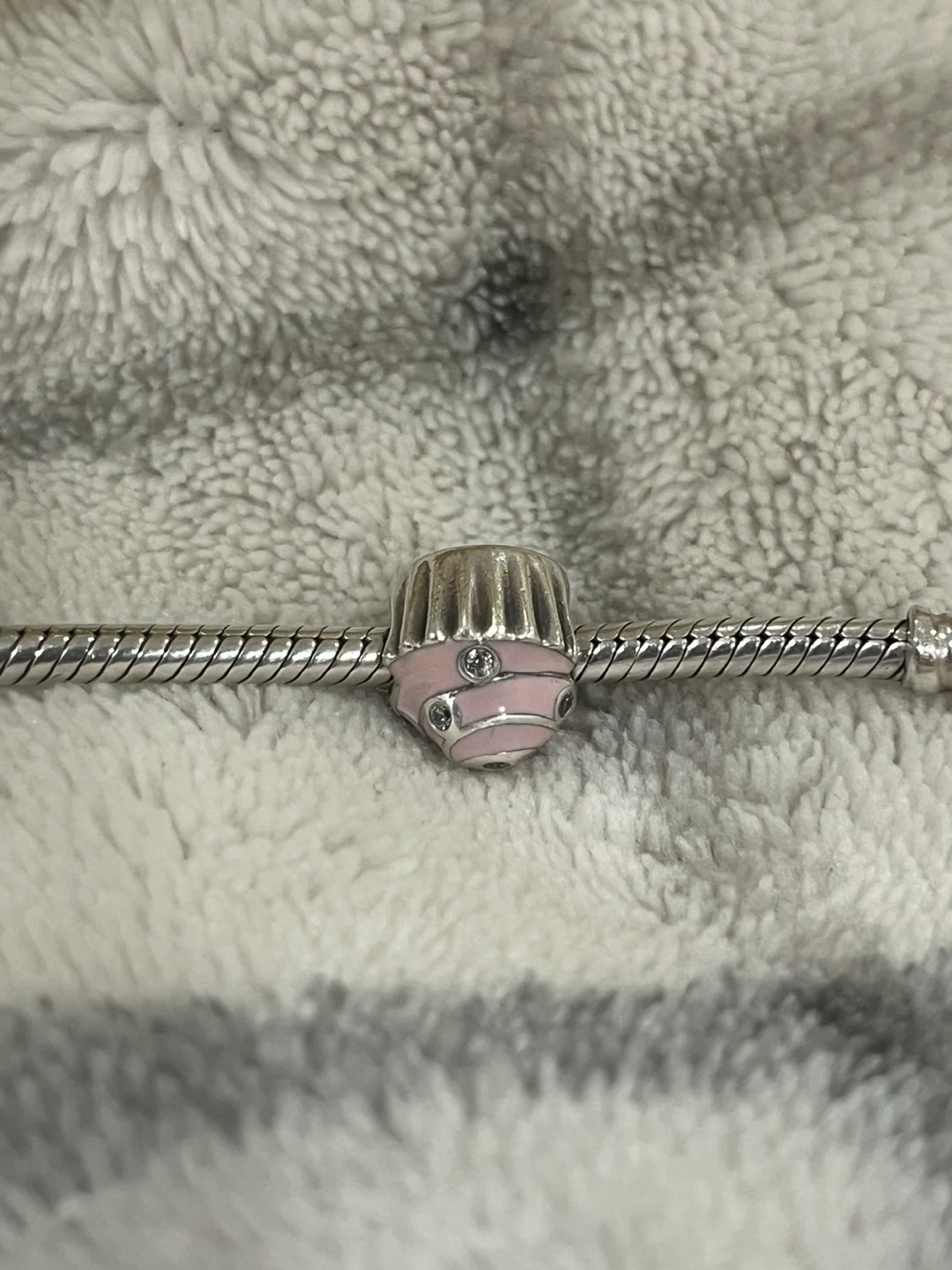 Pandora Pink Cupcake Charm - photo 3