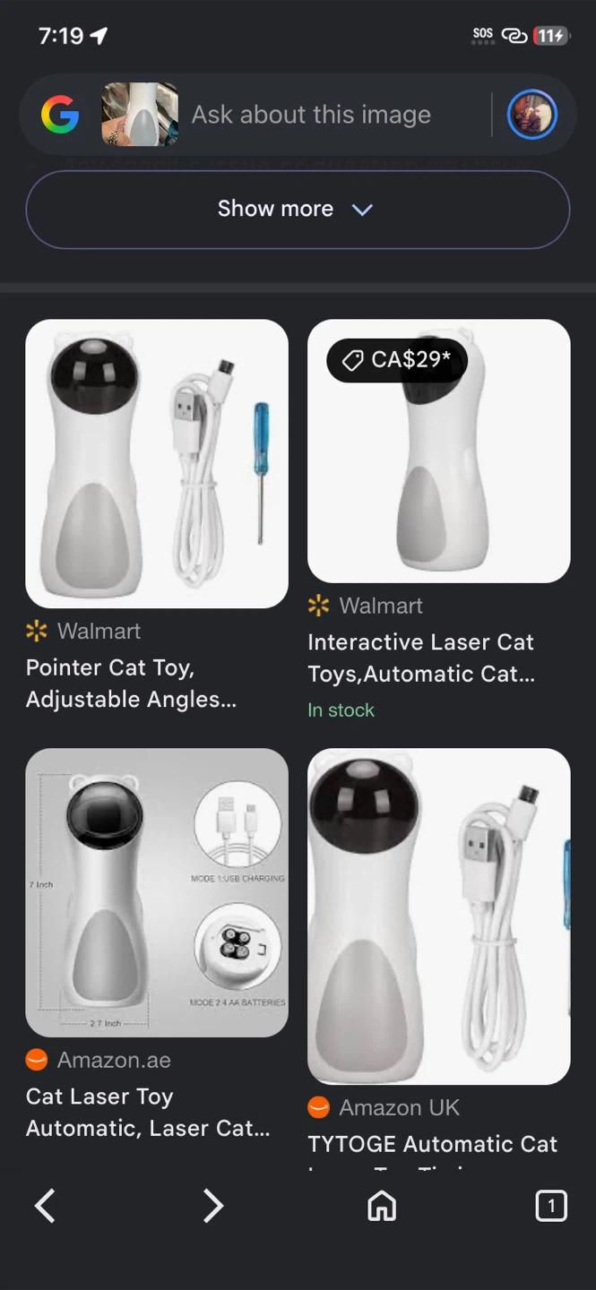 Laser, cat interactive toy - photo 3