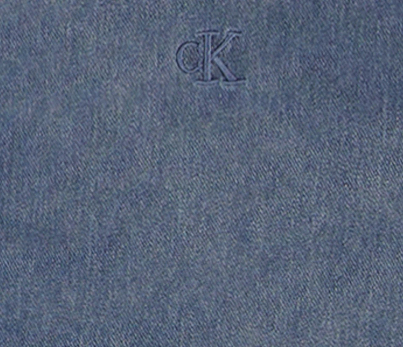 Calvin Klein Jeans Denim Full-Zip Hoodie - photo 2