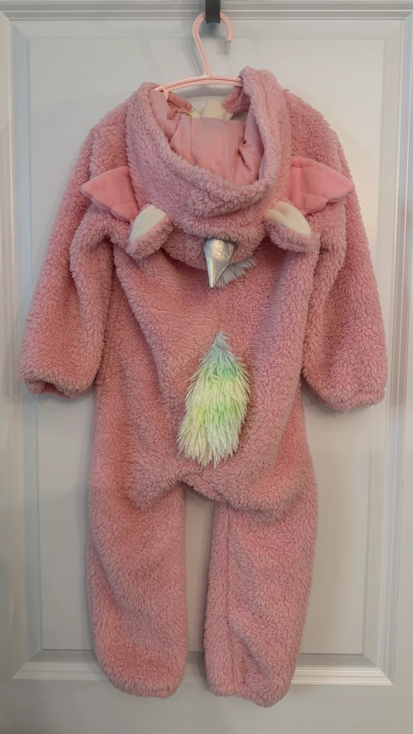 Old Navy Pink Unicorn Onesie 3T - photo 2