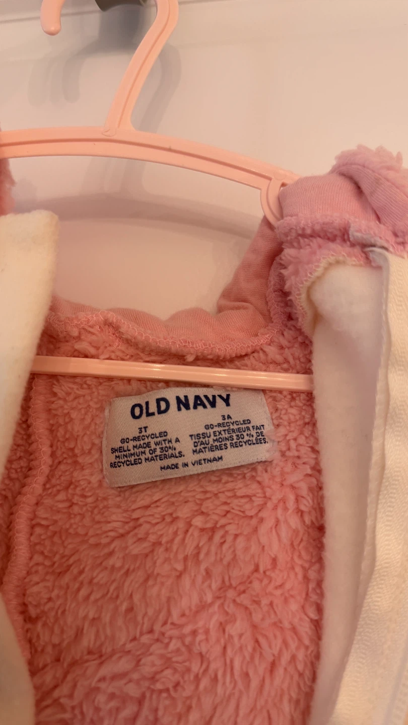 Old Navy Pink Unicorn Onesie 3T - photo 3