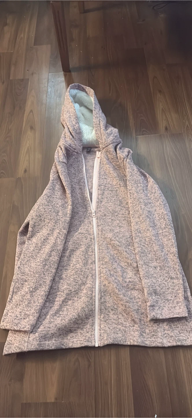 Joe Fresh Active Fuzzy Lined Zip-Up Hoodie