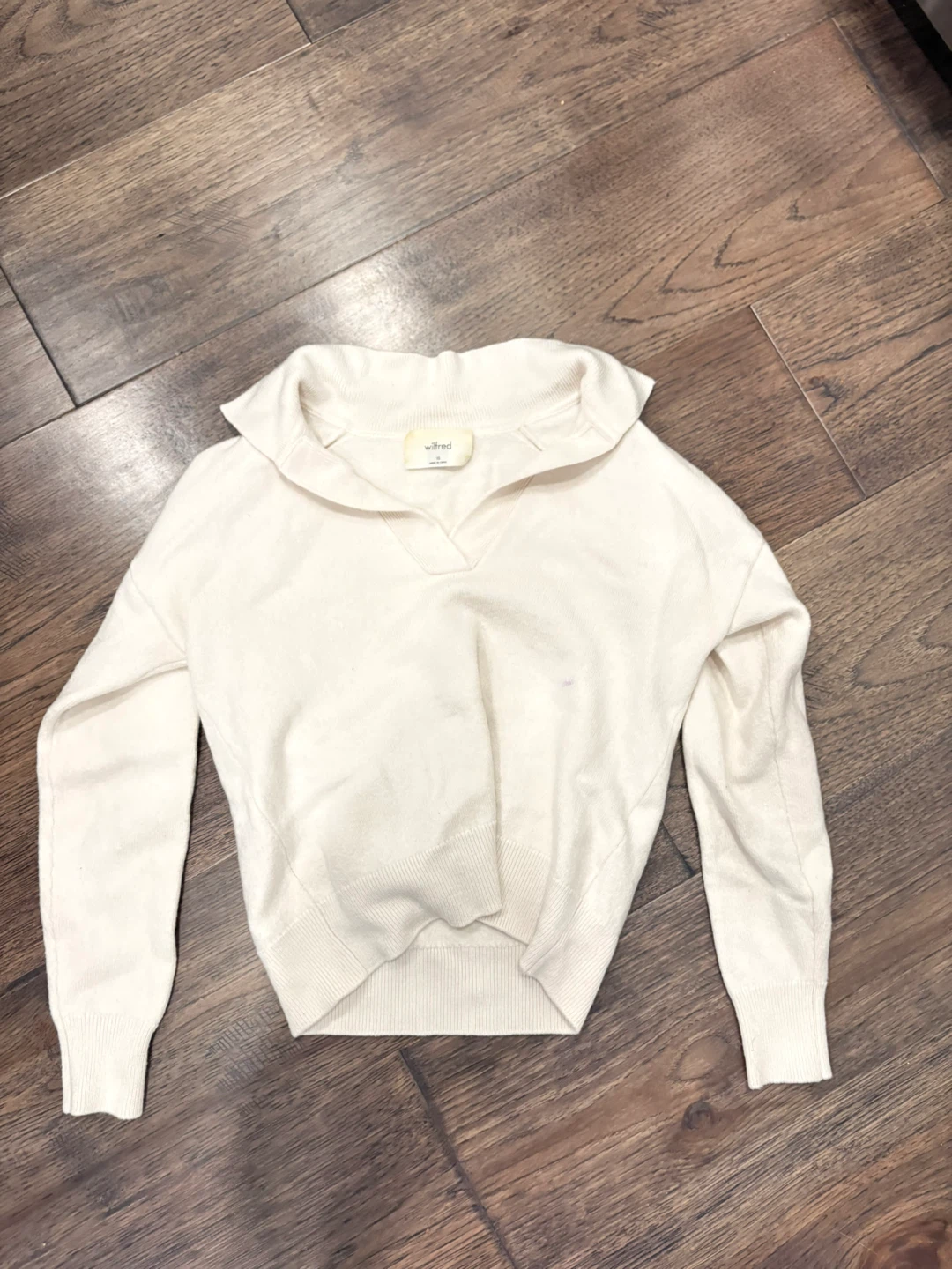 Wilfred Collared Knit Sweater