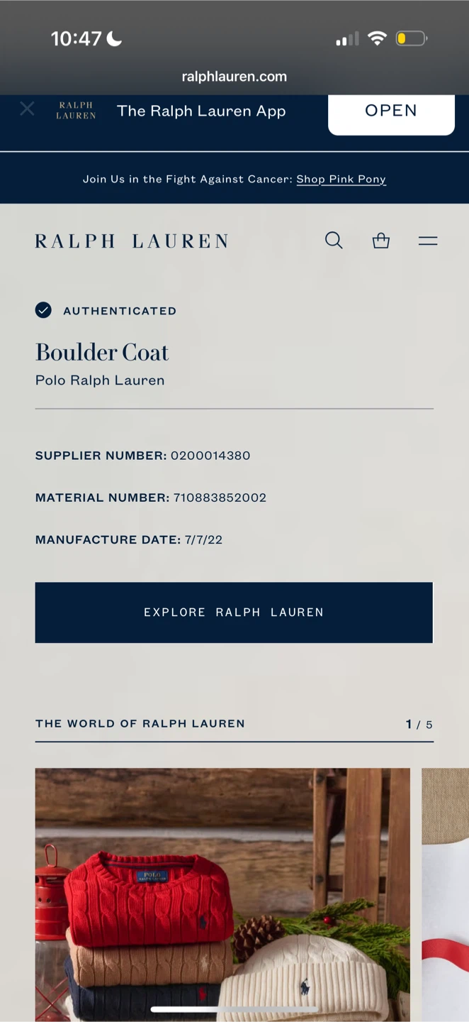Polo Ralph Lauren Boulder Coat Orange - photo 4