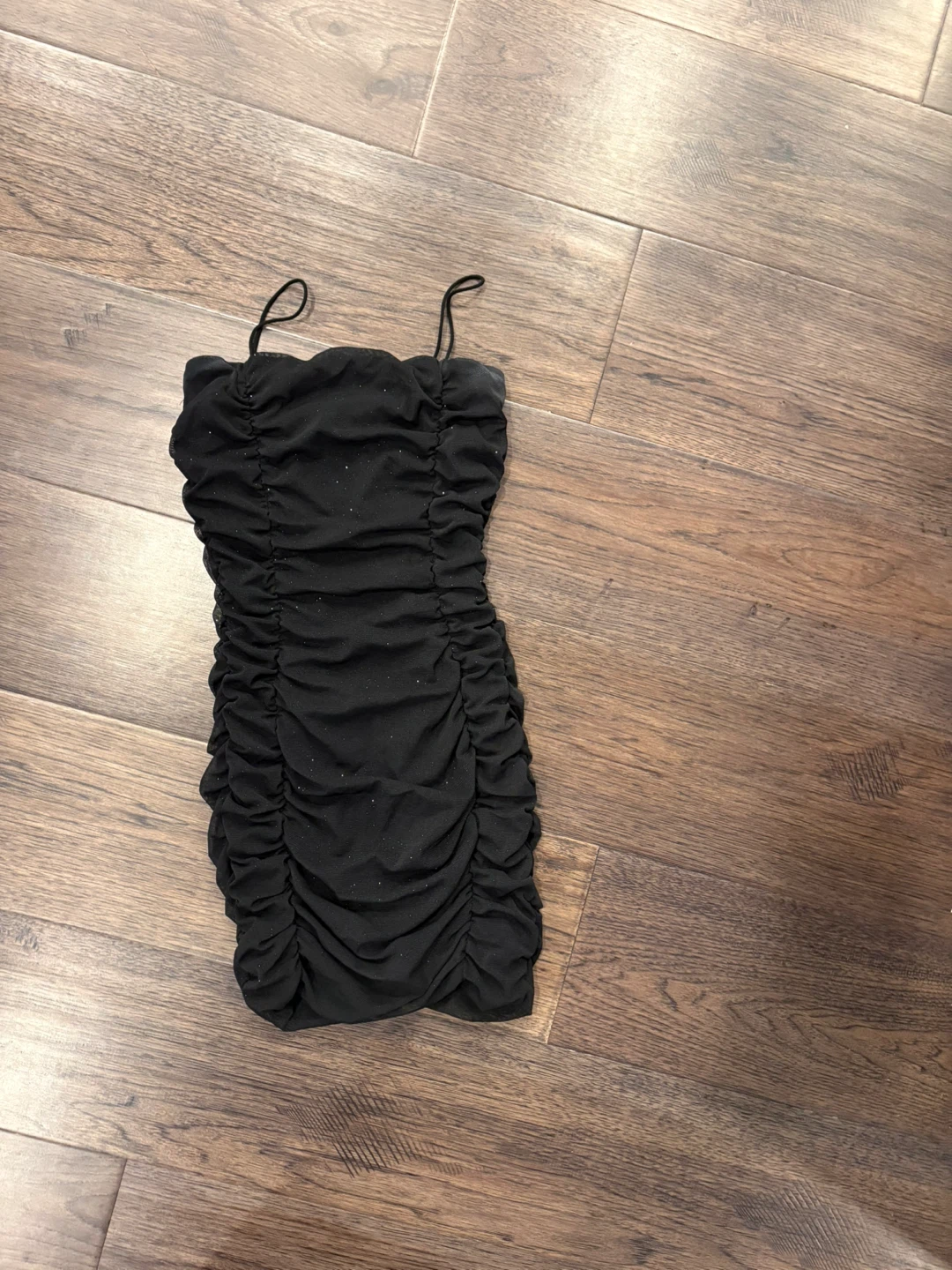 Ruched Glitter Mini Dresses - photo 2