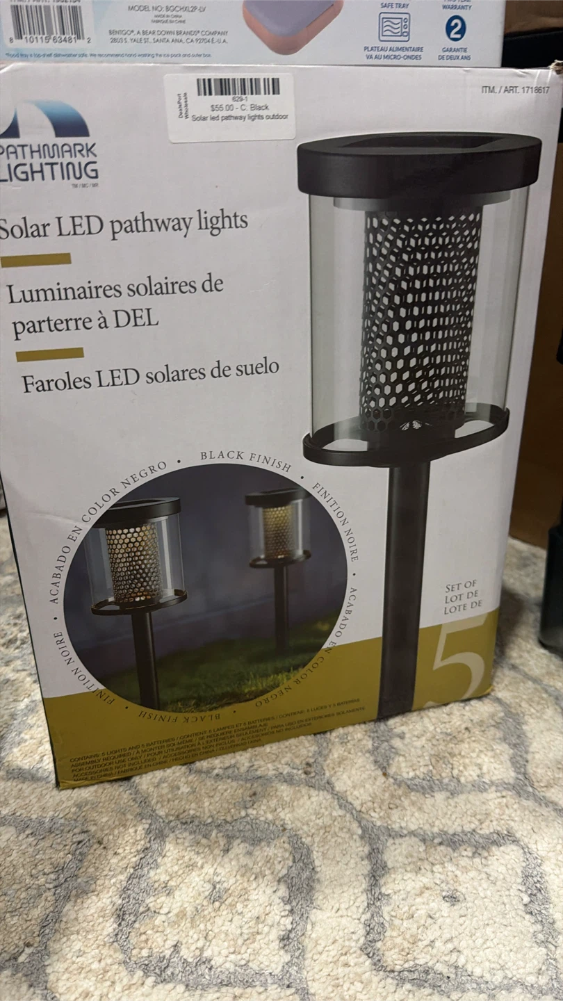 Pathmark Lighting Solar LED Pathway Lights - Set of 5