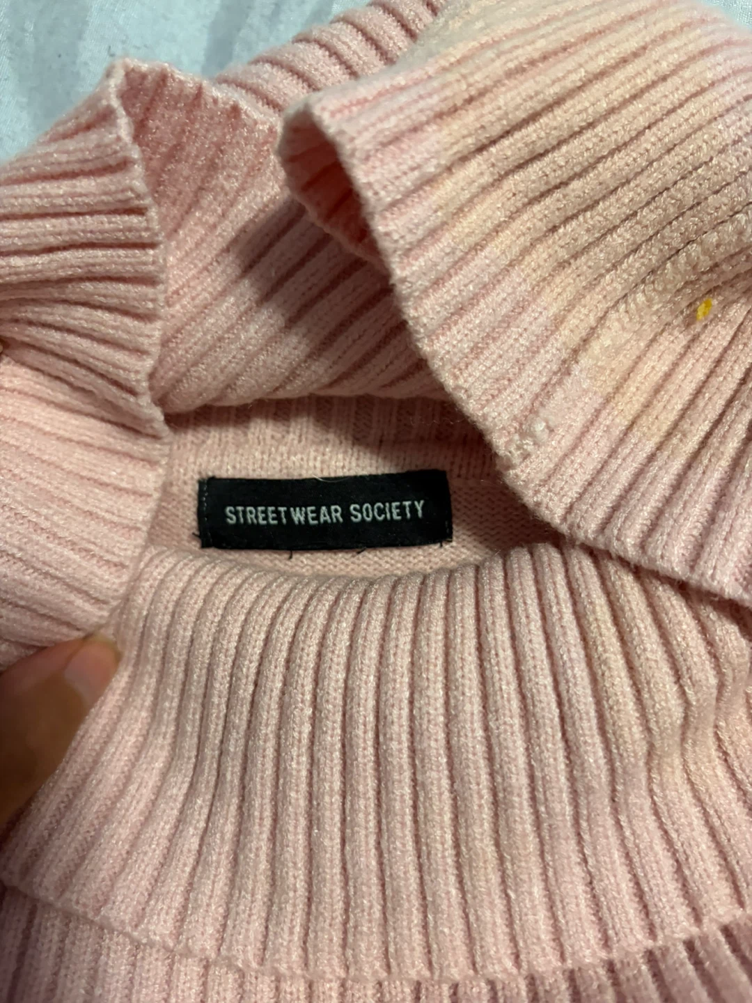 Streetwear Society Pink Turtleneck Sweater - photo 2