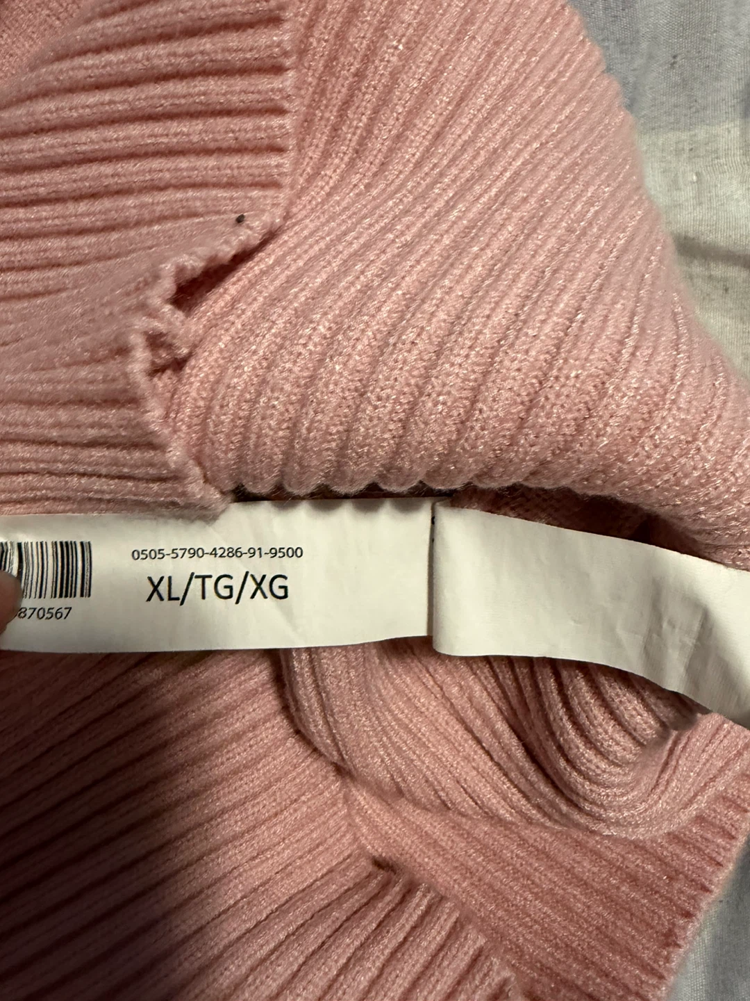 Streetwear Society Pink Turtleneck Sweater - photo 3