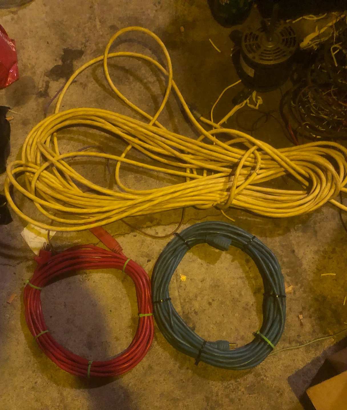 Set of 3 Assorted Extension Cords