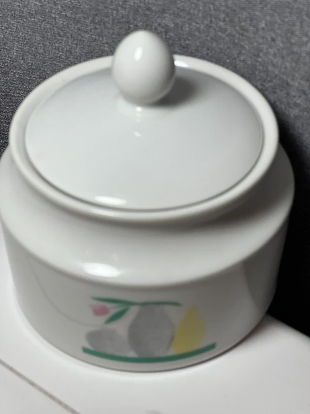 Vintage Creation ALPAC French Porcelain Covered Sugar Bowl / Jar - photo 2