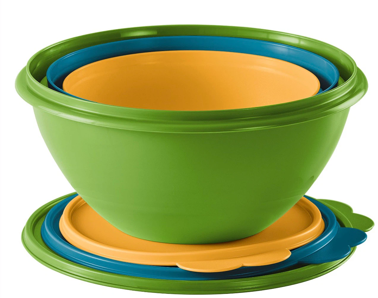 Tupperware Nesting Bowls with Lids - photo 3