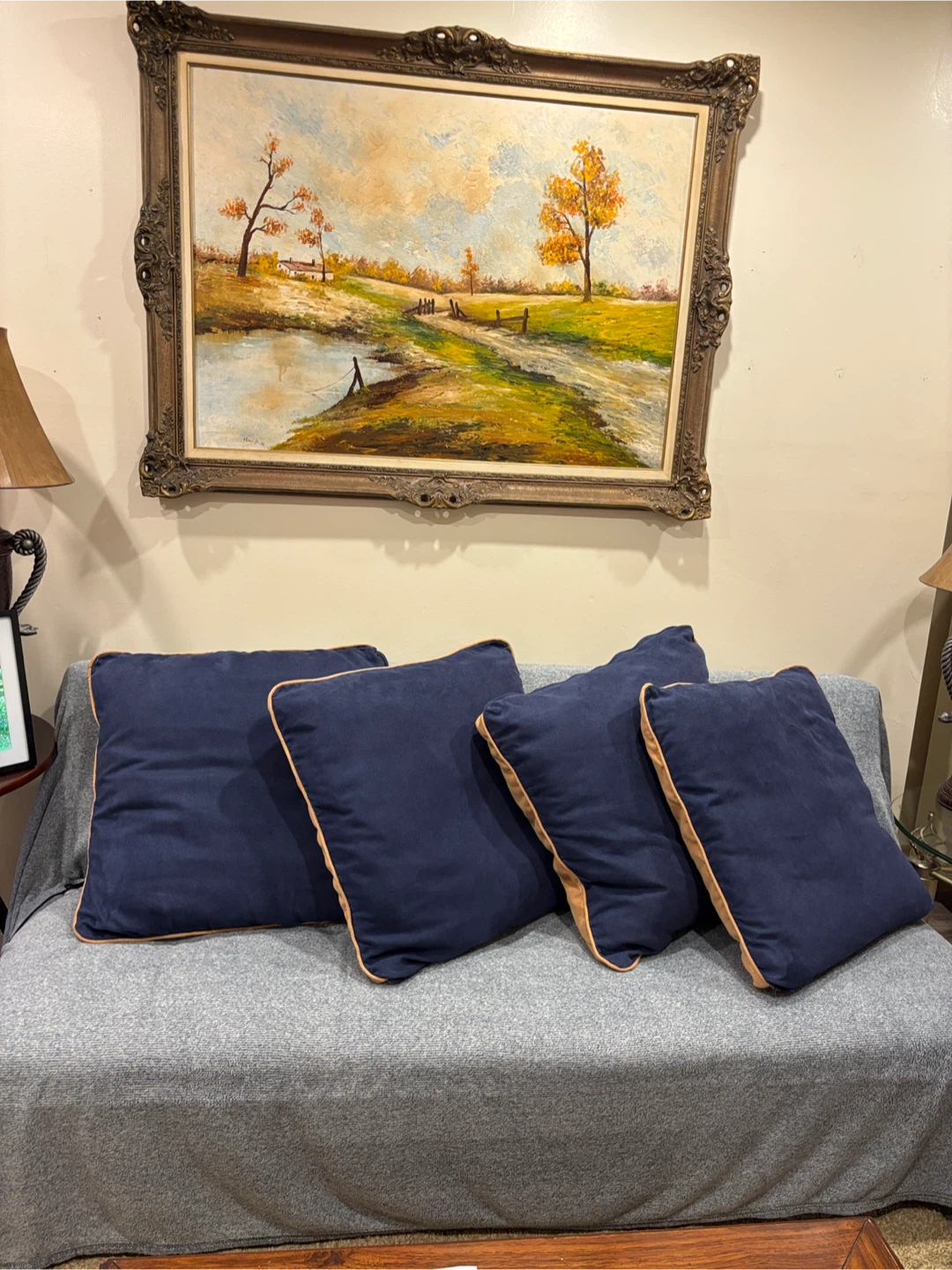 Set of 4 Reversible Throw Pillows - photo 2