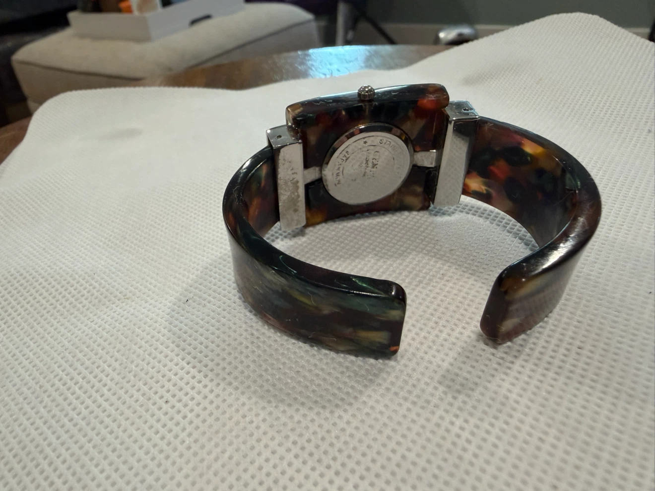 Geneva Bangle Watch Tortoiseshell Pattern - photo 2