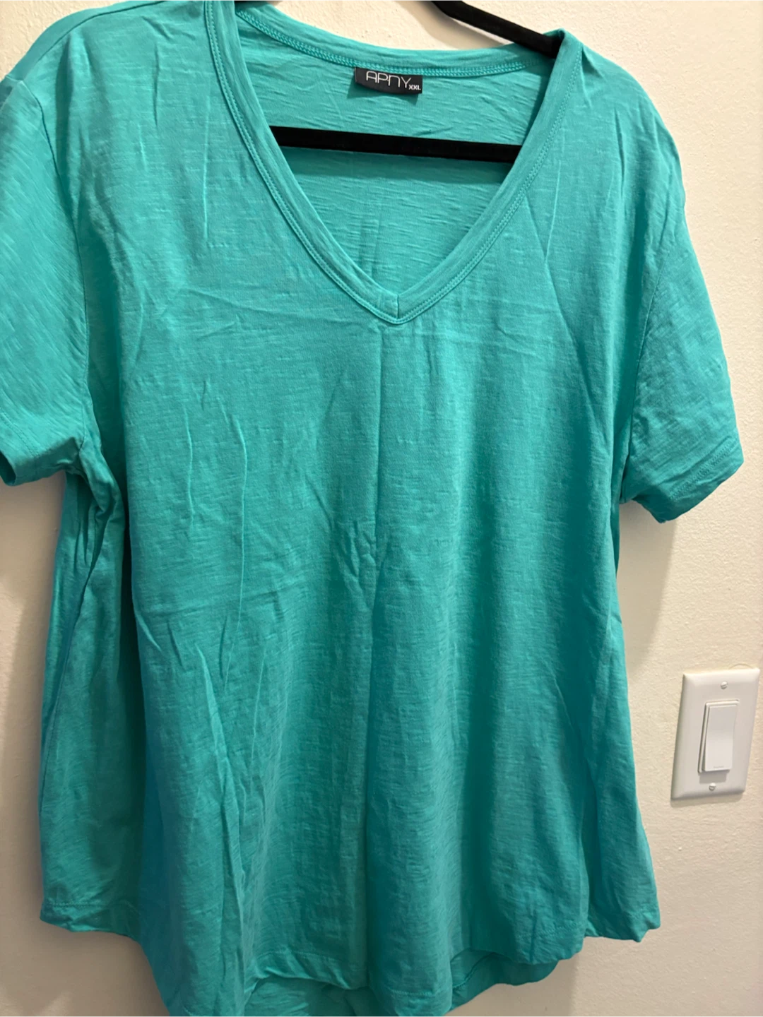 NEW-APNY Teal V-Neck T-Shirt XXL - photo 2