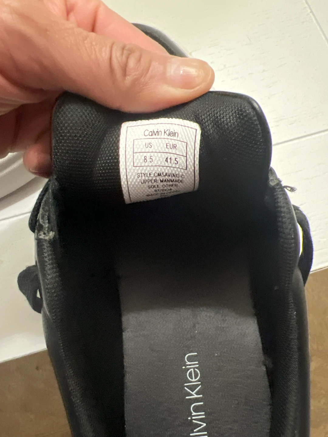 Calvin Klein Sneakers Black Size 8.5 US - photo 4