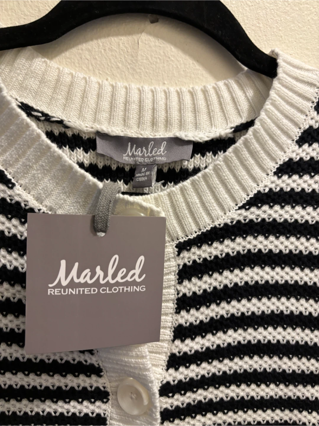 NEW-Marled Reunited Clothing Striped Vest - photo 2