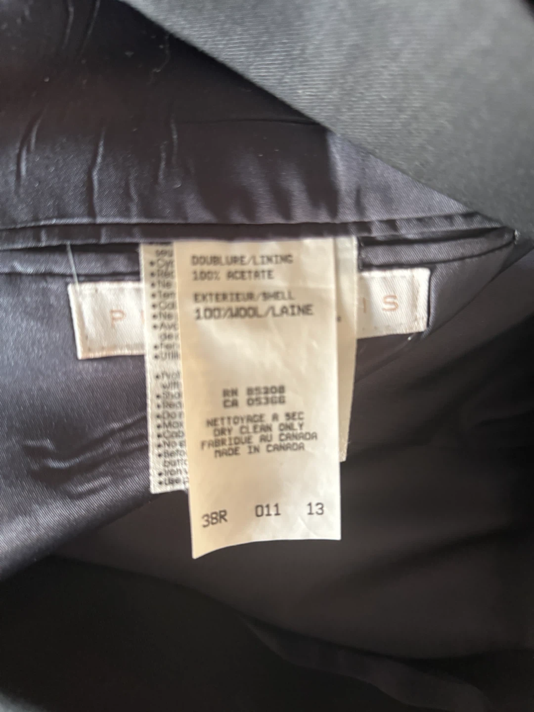 Perry Ellis Men's Wool Suit - 38R - photo 4