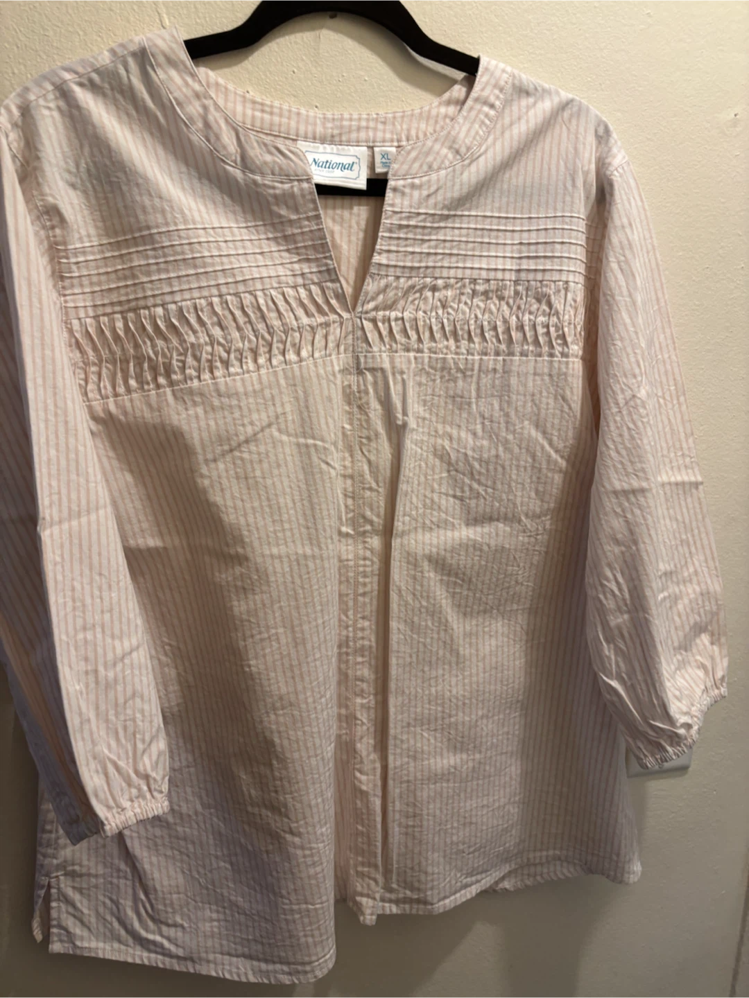 NEW-National Striped Blouse Size XL