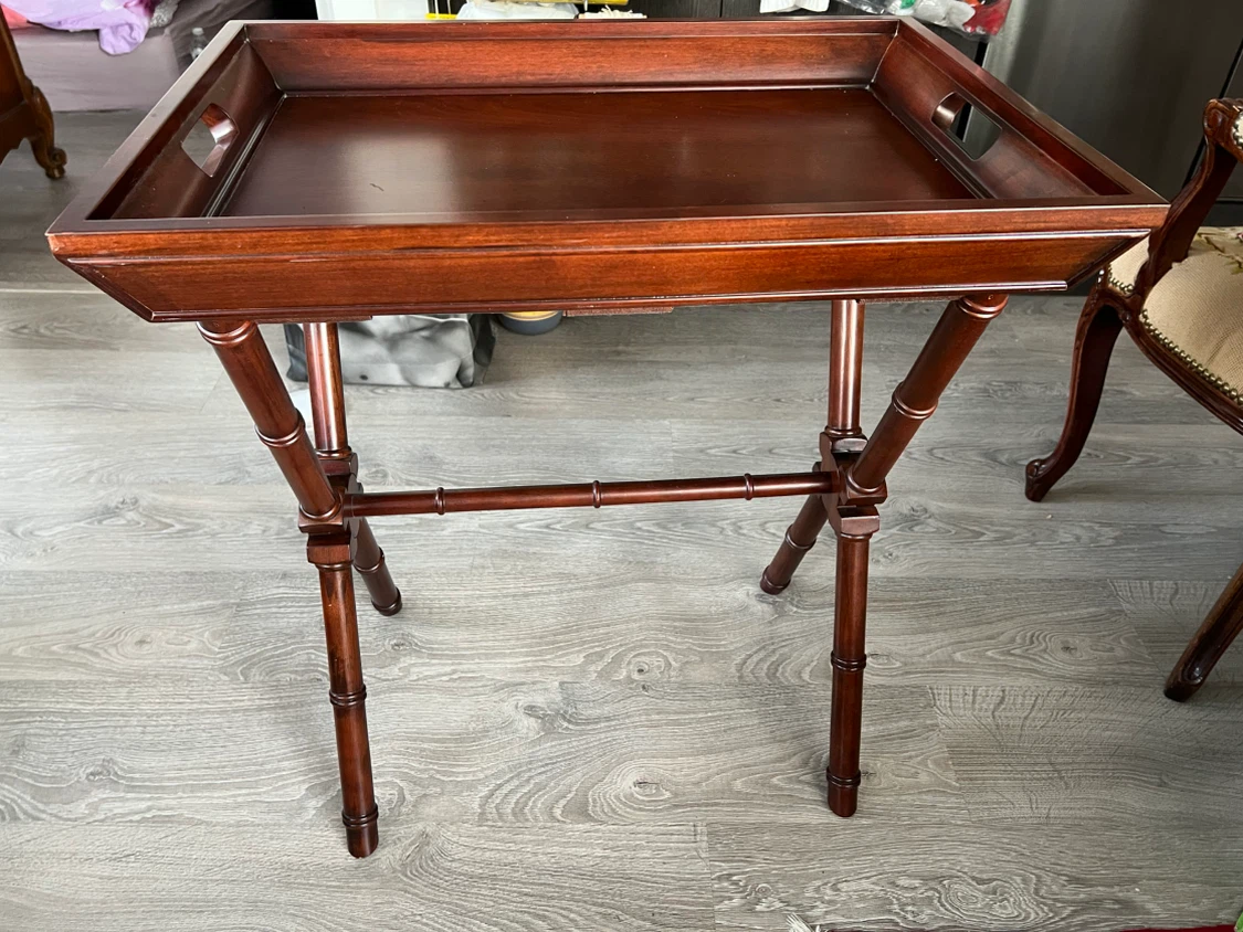 Wooden Butler Tray Table
