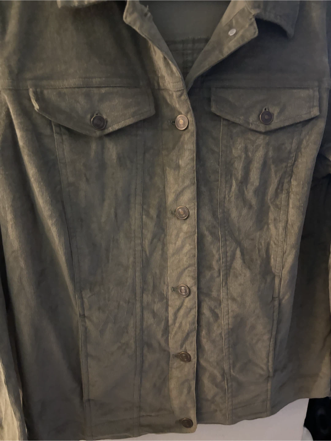 NEW-National Light Corduroy Jacket Olive Green - photo 3