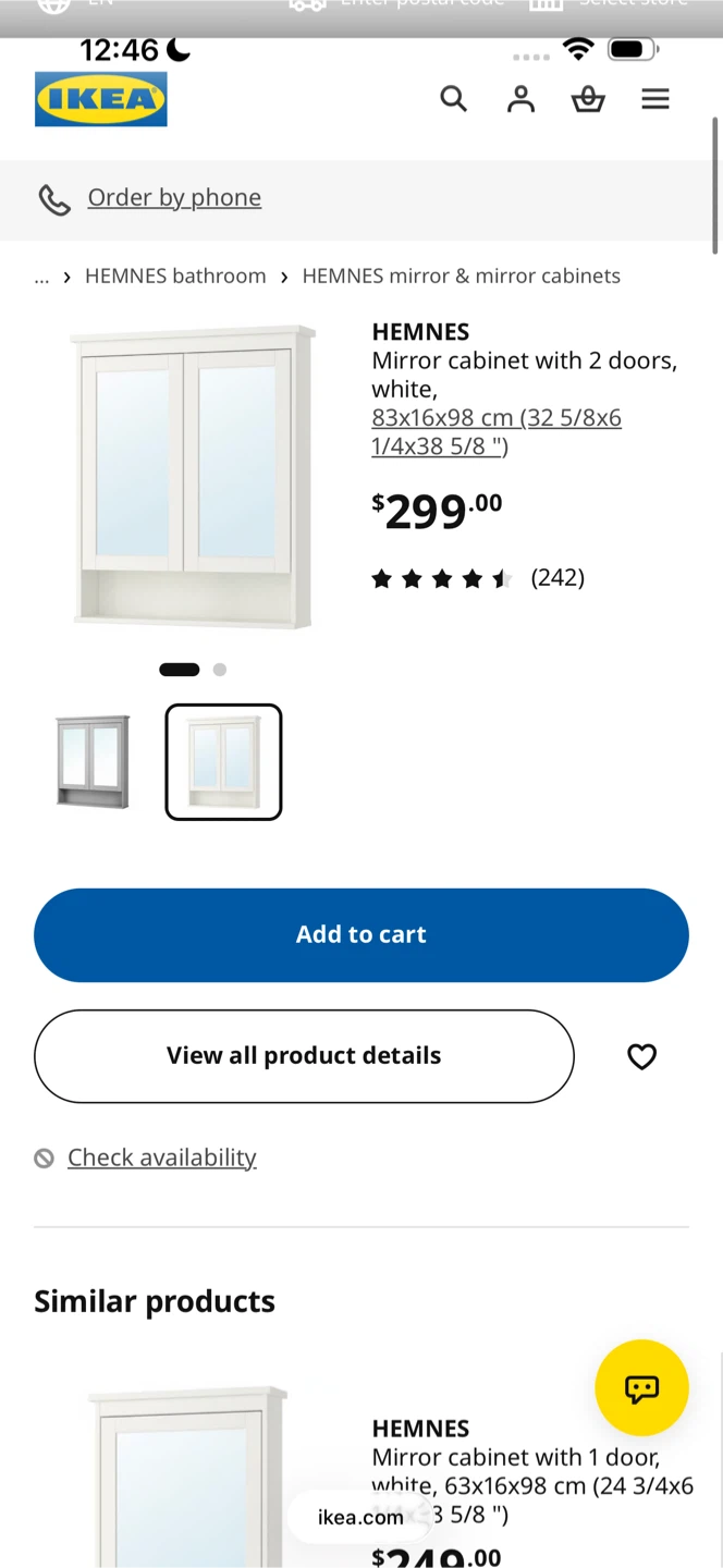 IKEA Mirror Cabinet - photo 5