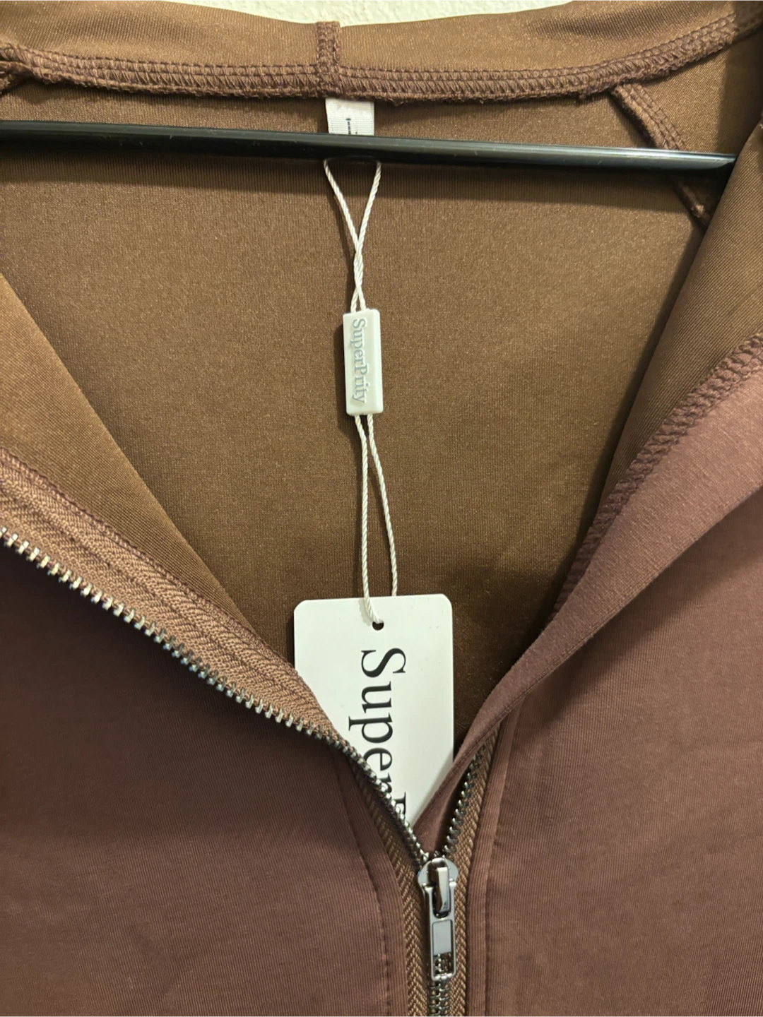 NEW-SuperPrity Brown Full-Zip Hoodie - photo 2