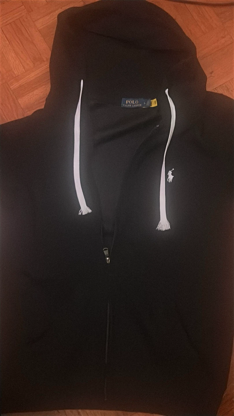 Polo Ralph Lauren Black Zip-Up Hoodie