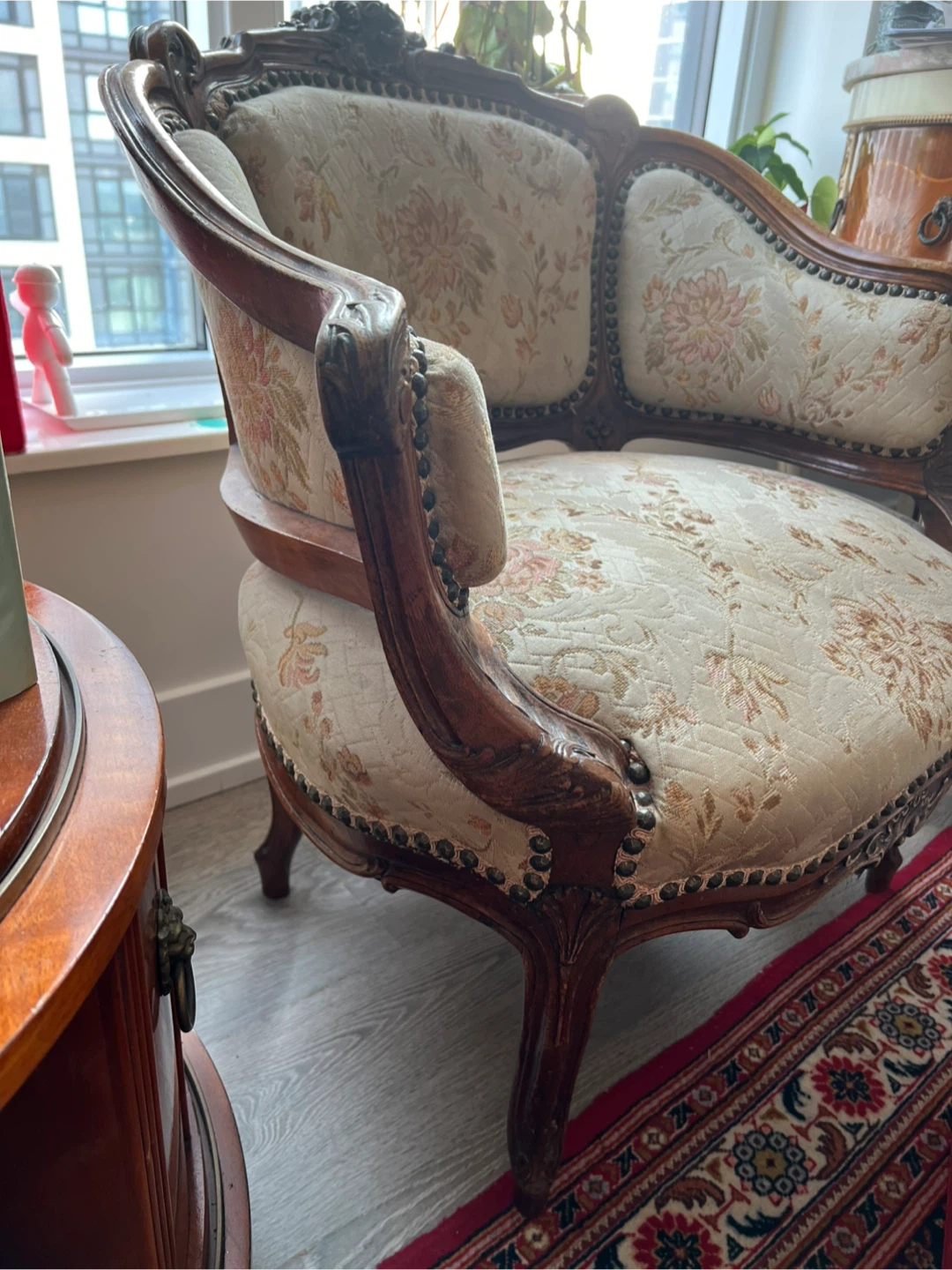 Vintage Floral Accent Chair - photo 3