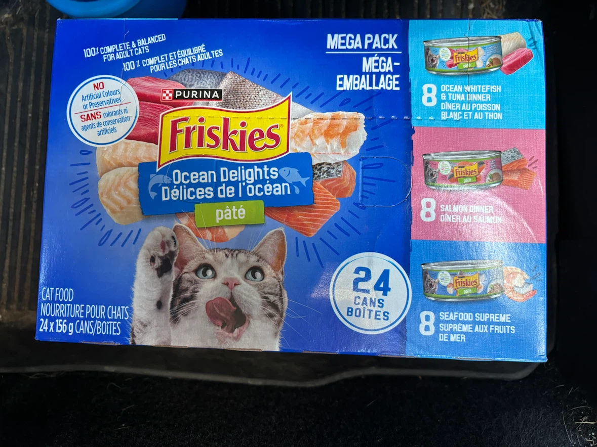Purina Friskies Ocean Delights Pate Cat Food 24-Pack