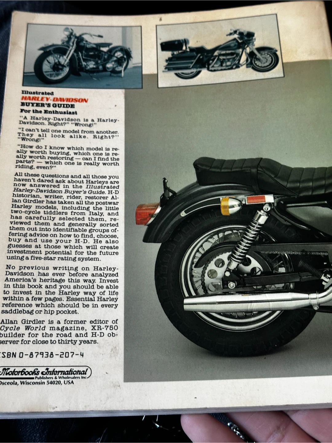 1986 illustrated Harley Davidson Buyers Guide Allen Girdler - photo 5
