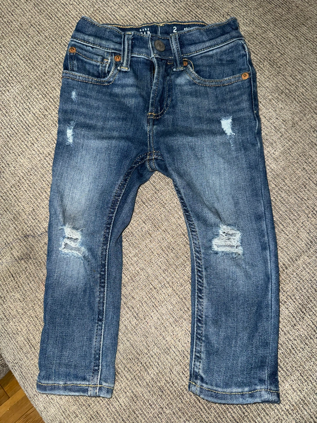 Baby Gap Skinny Distressed Jeans Size 2