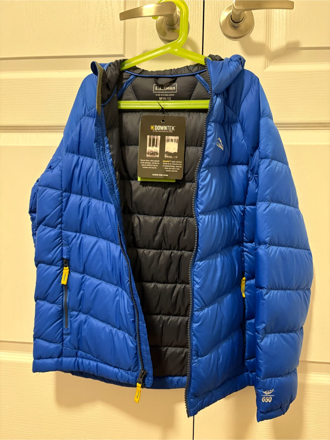 L.L.Bean Kids 650 DownTek Hooded Jacket