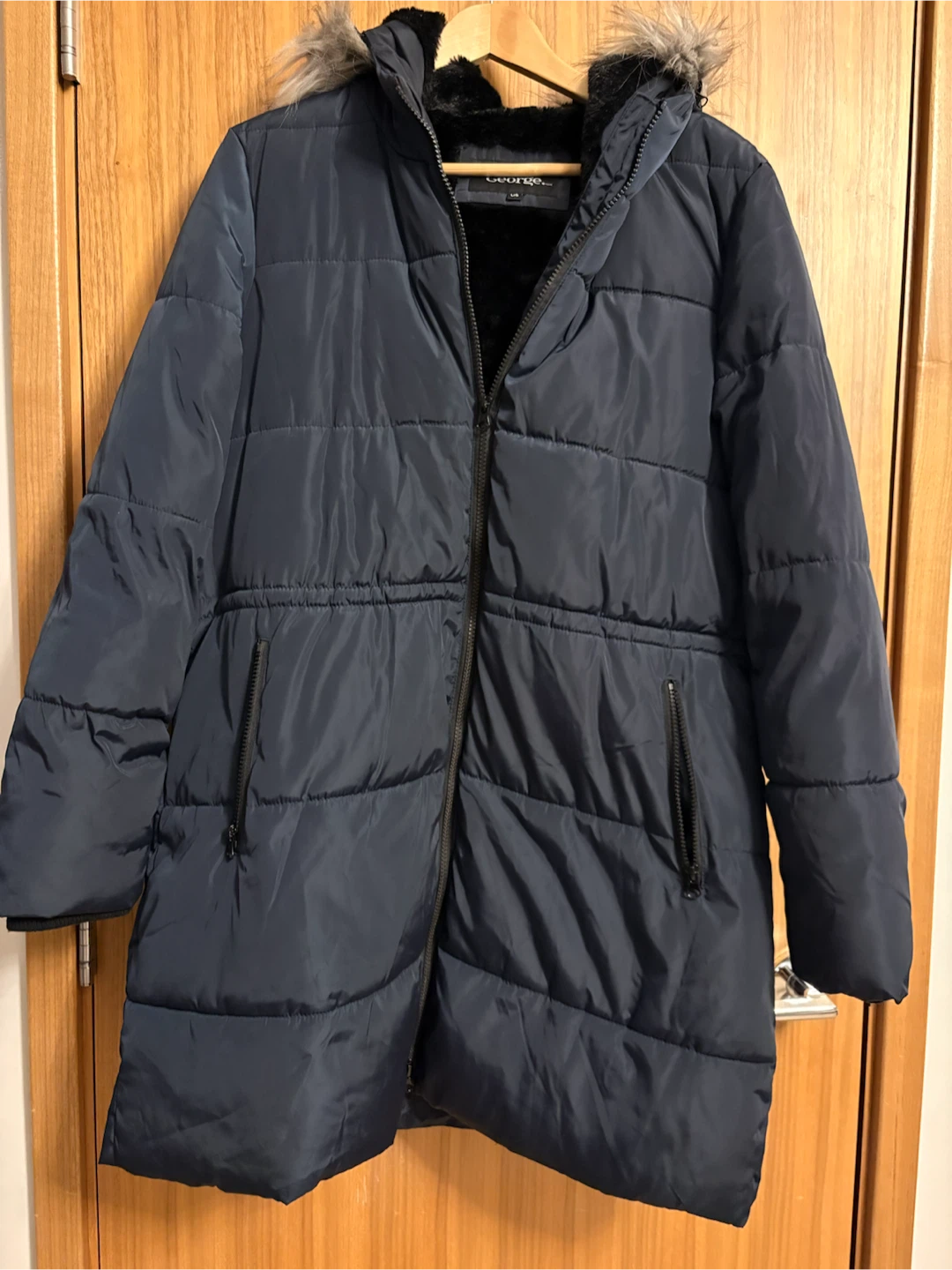 George Navy Parka Jacket