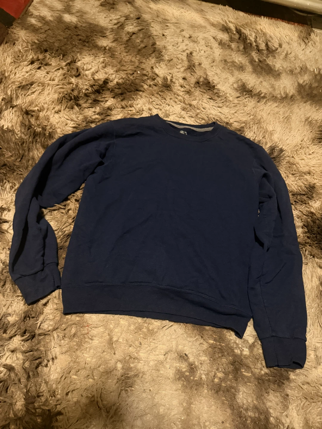 Fruit of the Loom Navy Sweatshirt