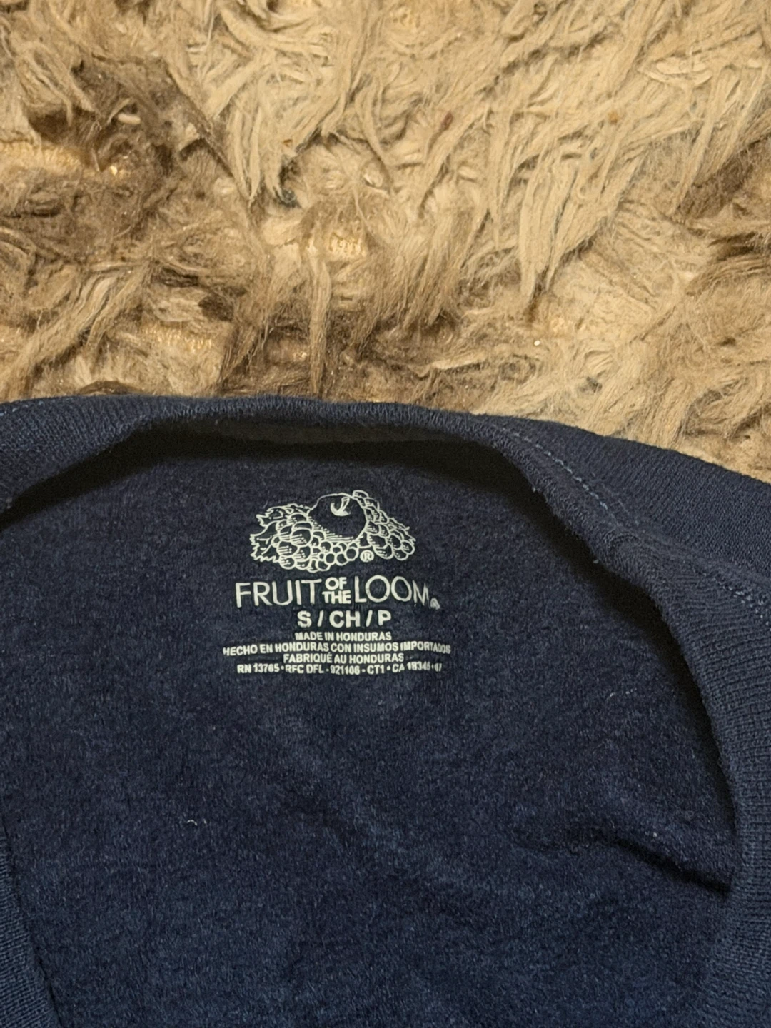 Fruit of the Loom Navy Sweatshirt - photo 2