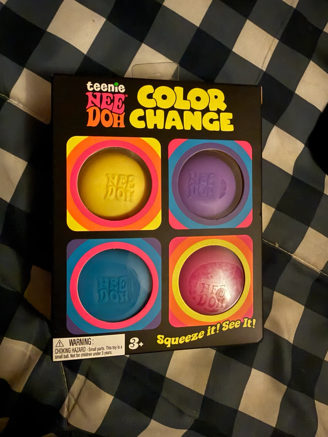 Teenie Nee Doh Color Change Stress Balls