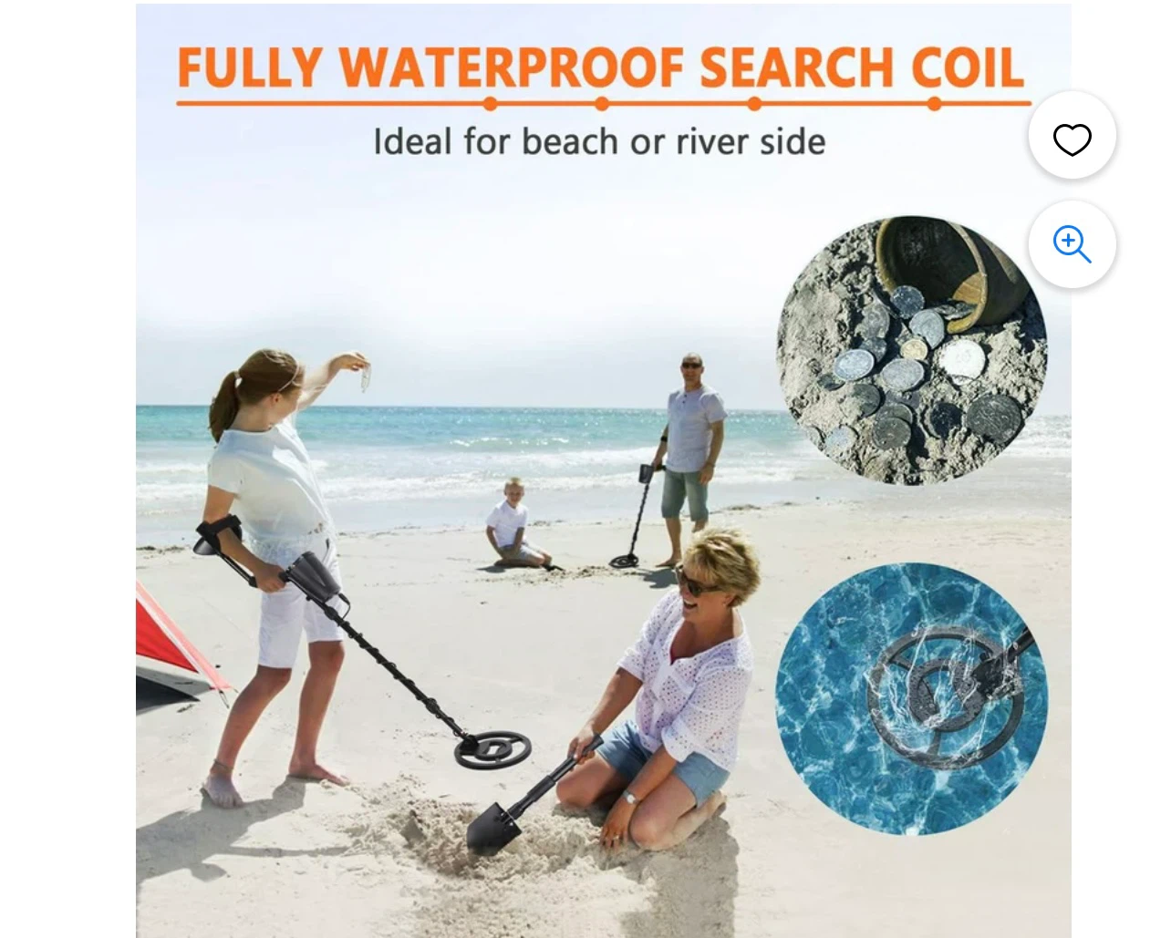 Tacklife Professional Metal Detector, Outdoor Metal Detector - photo 5